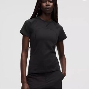 Lululemon SNLSH Cotton Terry Short-Sleeve Shirt S Like New